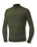 BIOTEX Cyklistické triko s dlouhým rukávem - 3D TURTLENECK - zelená