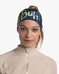 BUFF Cyklistická čelenka - COOLNET UV+® WIDE - žlutá/modrá