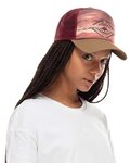 BUFF Cyklistická čepice - TRUCKER SYKORA - bordó/hnědá