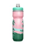 CAMELBAK Cyklistická láhev na vodu - PODIUM® CHILL - zelená/růžová