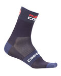 CASTELLI Cyklistické ponožky klasické - ROSSO CORSA 9 - modrá