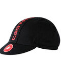 CASTELLI Cyklistická čepice - RETRO 3 - červená/černá