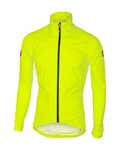 CASTELLI Cyklistická voděodolná pláštěnka - EMERGENCY RAIN - žlutá
