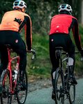 CASTELLI Cyklistická zateplená bunda - ALPHA ROS - červená/černá