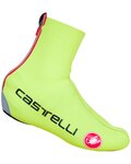 CASTELLI Cyklistické návleky na tretry - DILUVIO C - žlutá