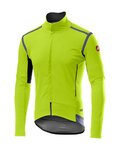CASTELLI Cyklistická zateplená bunda - PERFETTO ROS CONVERT - žlutá