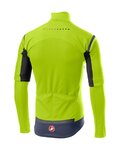CASTELLI Cyklistická zateplená bunda - PERFETTO ROS CONVERT - žlutá