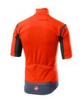 CASTELLI Cyklistická zateplená bunda - PERFETTO ROS CONVERT - oranžová