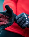 CASTELLI Cyklistické rukavice dlouhoprsté - CW 6.1 CROSS - černá