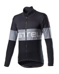 CASTELLI Cyklistická zateplená bunda - PROLOGO WINTER - šedá