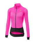 CASTELLI Cyklistický dres s dlouhým rukávem zimní - SFIDA LADY WINTER - růžová/černá