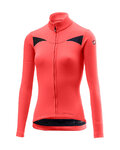 CASTELLI Cyklistický dres s dlouhým rukávem zimní - SINERGIA LADY WINTER - růžová