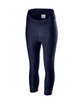 CASTELLI Cyklistické kalhoty 3/4 bez laclu - VELOCISSIMA - modrá