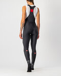 CASTELLI Cyklistické kalhoty dlouhé s laclem - VELOCISSIMA LADY WNT - černá