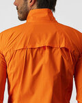 CASTELLI Cyklistická voděodolná pláštěnka - EMERGENCY RAIN 2 - oranžová