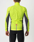 CASTELLI Cyklistická větruodolná bunda - SQUADRA STRECH - žlutá