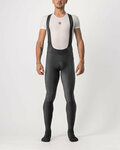 CASTELLI Cyklistické kalhoty dlouhé s laclem - VELOCISSIMO 5 WINTER - černá