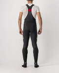 CASTELLI Cyklistické kalhoty dlouhé s laclem - VELOCISSIMO 5 WINTER - černá