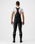 CASTELLI Cyklistické kalhoty dlouhé s laclem - POLARE 3 WINTER - černá