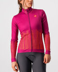 CASTELLI Cyklistický dres s dlouhým rukávem zimní - SORPRESA LADY WINTER - růžová