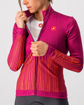 CASTELLI Cyklistický dres s dlouhým rukávem zimní - SORPRESA LADY WINTER - růžová