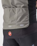 CASTELLI Cyklistická zateplená bunda - ALPHA RoS 2 - šedá/černá