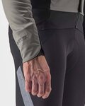 CASTELLI Cyklistická zateplená bunda - ALPHA RoS 2 - šedá/černá