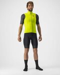 CASTELLI Cyklistická vesta - PRO THERMAL MID - žlutá