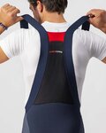 CASTELLI Cyklistické kalhoty dlouhé s laclem - SORPASSO RoS WINTER - modrá