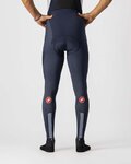 CASTELLI Cyklistické kalhoty dlouhé s laclem - SORPASSO RoS WINTER - modrá