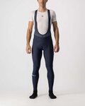 CASTELLI Cyklistické kalhoty dlouhé s laclem - ENTRATA WINTER - modrá