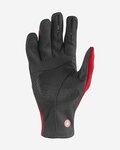 CASTELLI Cyklistické rukavice dlouhoprsté - MORTIROLO WINTER - červená