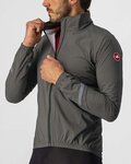 CASTELLI Cyklistická voděodolná pláštěnka - EMERGENCY RAIN 2 - zelená