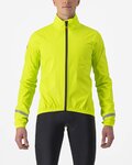CASTELLI Cyklistická voděodolná pláštěnka - EMERGENCY RAIN 2 - žlutá