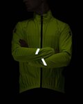 CASTELLI Cyklistická voděodolná pláštěnka - EMERGENCY RAIN 2 - žlutá