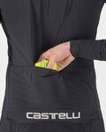 CASTELLI Cyklistická větruodolná bunda - SQUADRA STRECH - žlutá
