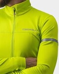 CASTELLI Cyklistický dres s dlouhým rukávem zimní - FONDO 2 WINTER - žlutá