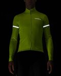 CASTELLI Cyklistický dres s dlouhým rukávem zimní - FONDO 2 WINTER - žlutá