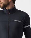 CASTELLI Cyklistický dres s dlouhým rukávem zimní - FONDO 2 WINTER - antracitová