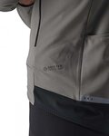 CASTELLI Cyklistická zateplená bunda - PERFETTO ROS 2 CONV. - šedá