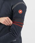 CASTELLI Cyklistická zateplená bunda - PERFETTO ROS 2 CONV. - antracitová