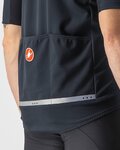 CASTELLI Cyklistický dres s krátkým rukávem - GABBA ROS 2 - antracitová