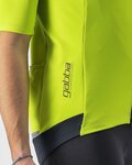 CASTELLI Cyklistický dres s krátkým rukávem - GABBA ROS 2 - žlutá