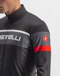 CASTELLI Cyklistický dres s dlouhým rukávem zimní - PASSISTA - antracitová