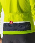 CASTELLI Cyklistický dres s dlouhým rukávem zimní - PASSISTA - žlutá