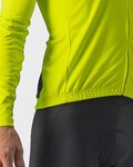 CASTELLI Cyklistický dres s dlouhým rukávem zimní - PASSISTA - žlutá