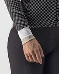 CASTELLI Cyklistický dres s dlouhým rukávem zimní - VOLARE LADY WINTER - bílá/černá