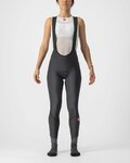 CASTELLI Cyklistické kalhoty dlouhé s laclem - VELOCISSIMA DT LADY - černá