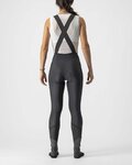 CASTELLI Cyklistické kalhoty dlouhé s laclem - VELOCISSIMA DT LADY - černá
