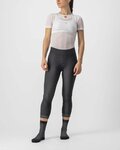 CASTELLI Cyklistické kalhoty 3/4 bez laclu - VELOCISSIMA THERM W - černá